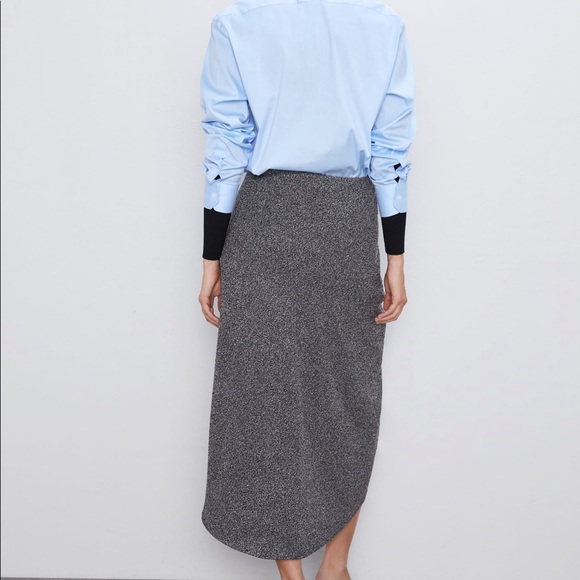 Zara heathered A-line skirt - Picture 3 of 8